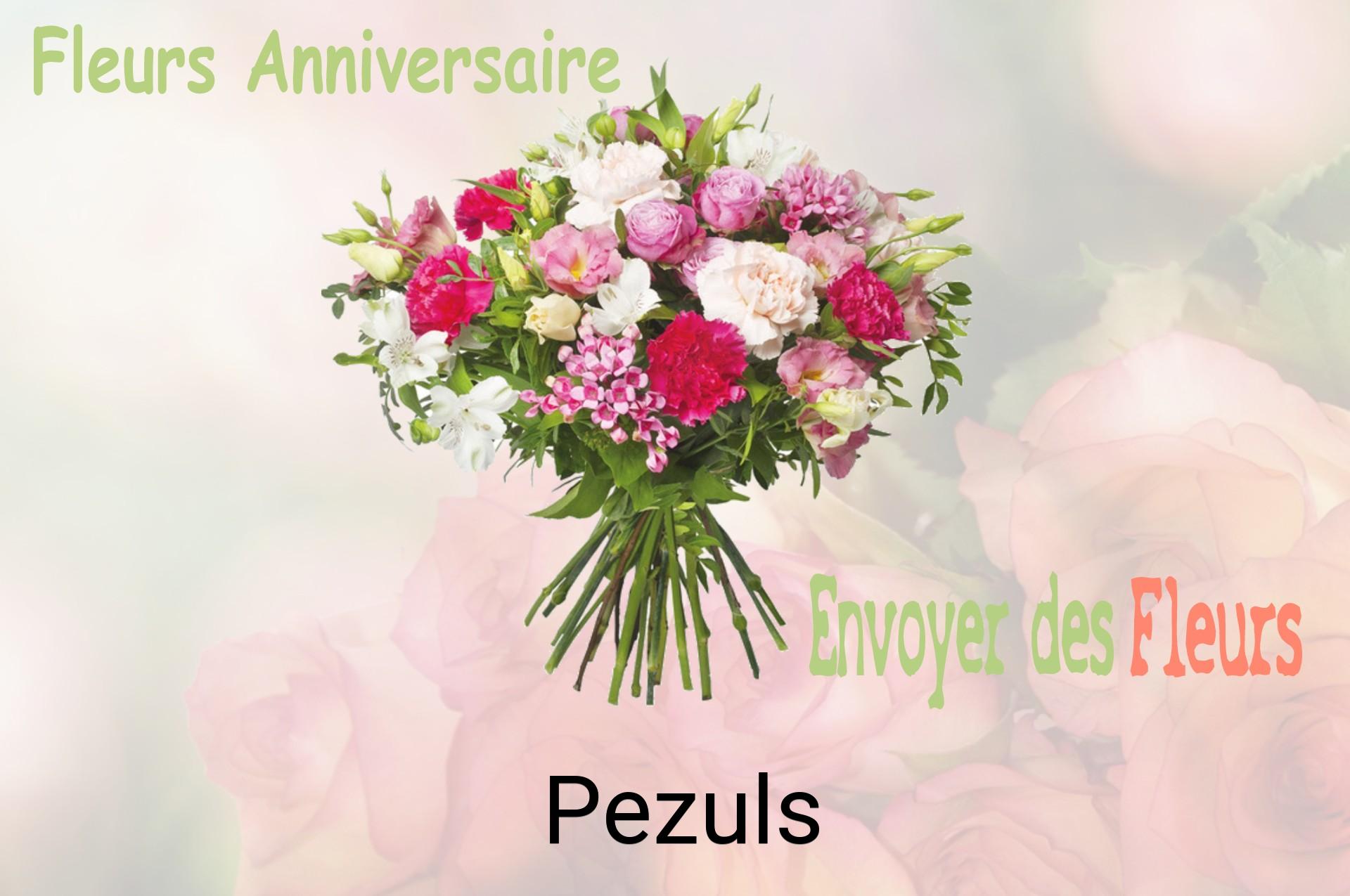 Bouquet de fleurs d’anniversaire livré à Pezuls