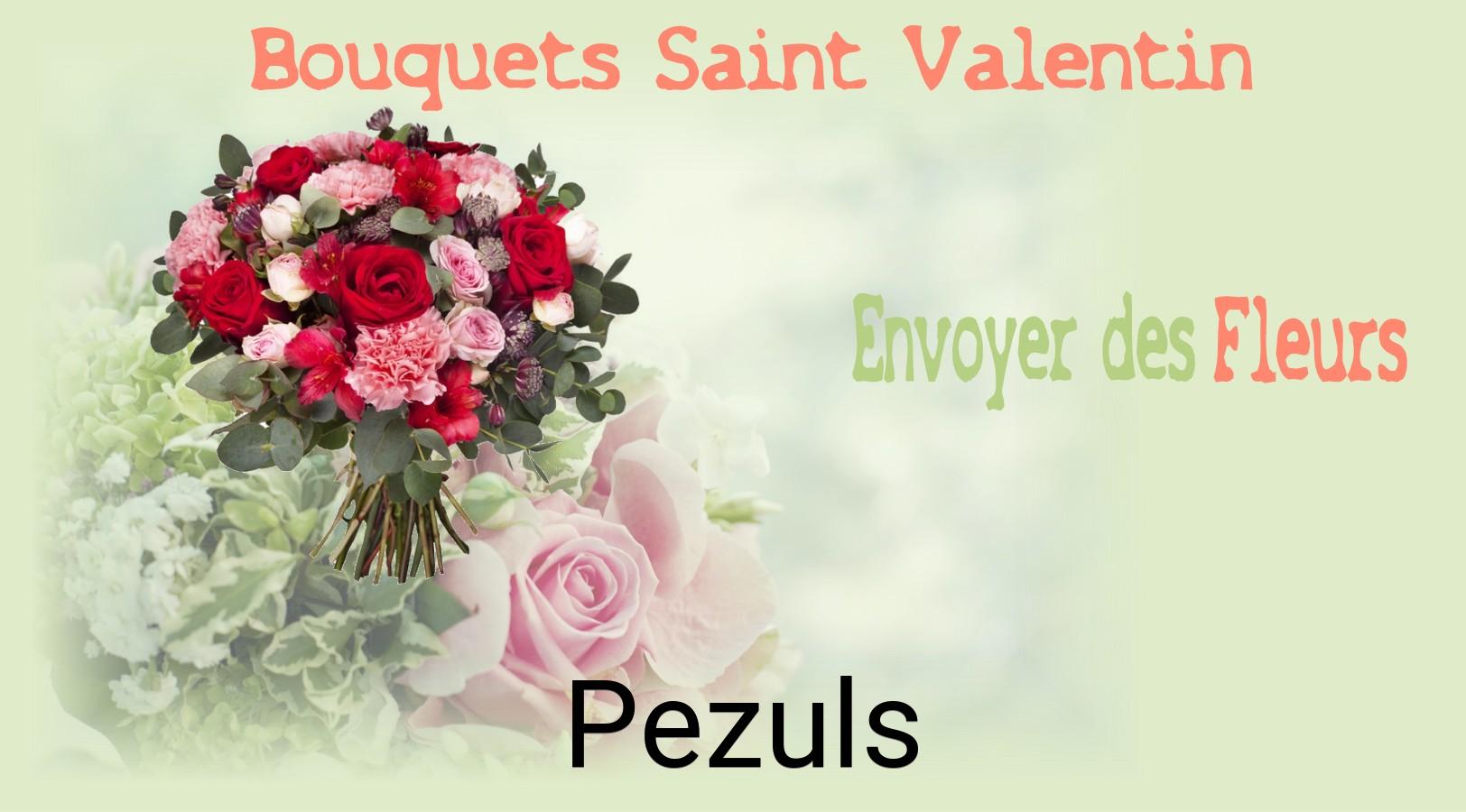 Roses de Saint-Valentin livrées à Pezuls